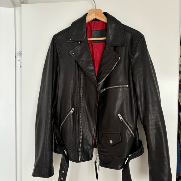 Allsaints Kodey Leather Biker Jacket - Picture 2 of 6